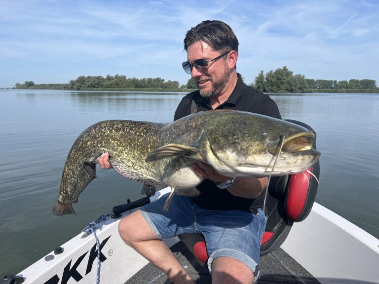 Jouw eerste Nederlandse meerval vangen? Het kán bij Visgids Biesbosch!